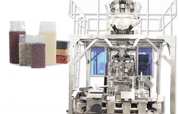 Ավտոմատ աղյուսի տիպի վակուումային տոպրակի ձևավորում հացահատիկի համար լցնող փաթեթավորման մեքենա