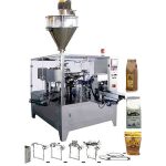 Automatic rotary packaging machine for pre-made bag